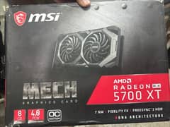 MSI AMD 5700XT graphic card