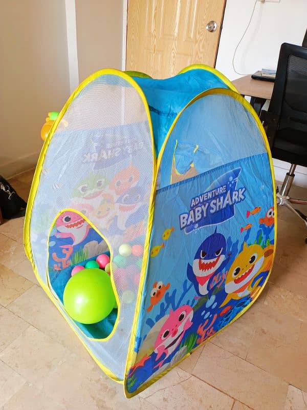 Baby shark tent for kids 0