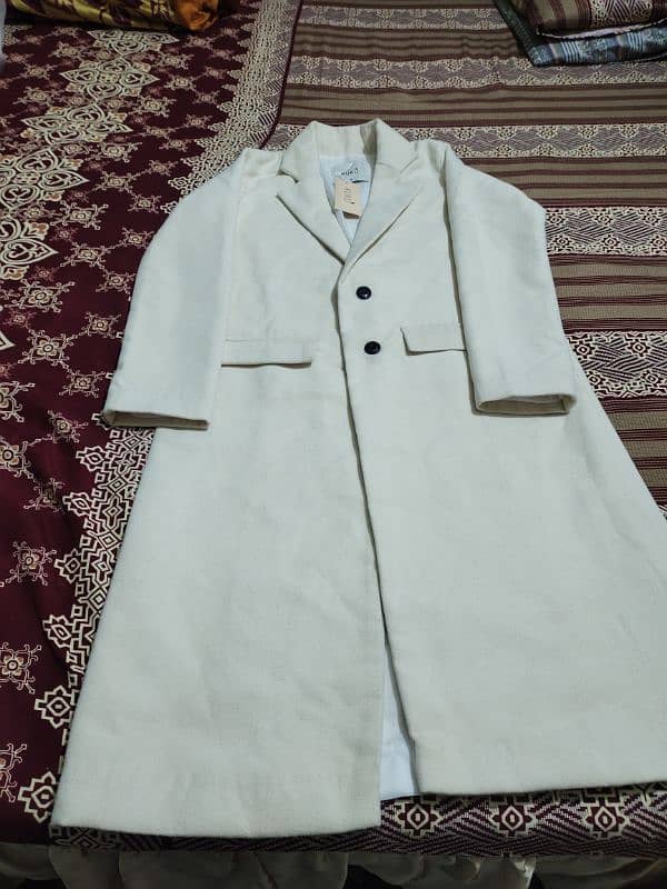 BEIGE WOOL BLEND COAT 2