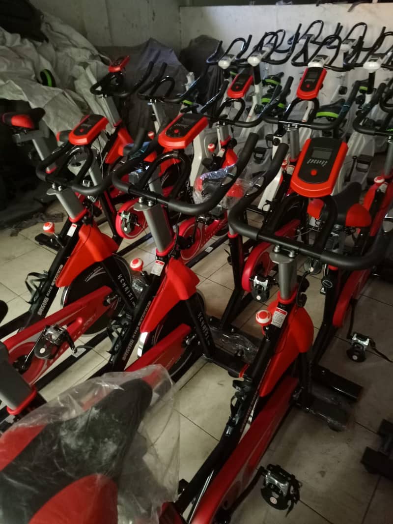 Eleptical Cycle|Exercise Bike|Spin Bike|Commercial Gym Setup|recliner 5