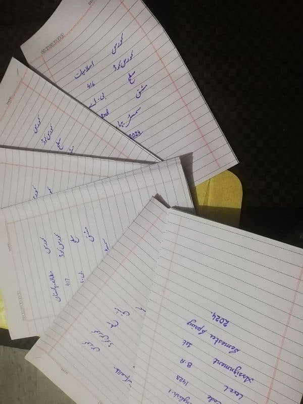 AIOU HANDWRITTEN ASSIGNMENT 5