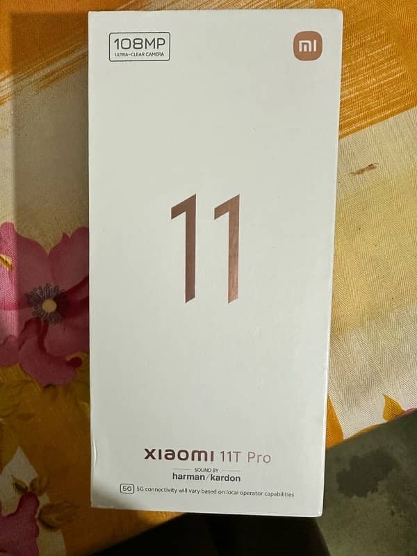 Mi 11 t pro brand new condition non pta 0