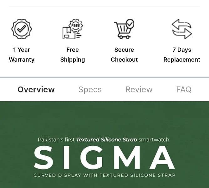 Sigma Smartwatch by Zero. 3