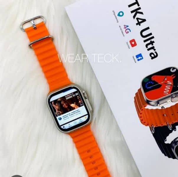 Tk4 4g smart watch  2/16GB storage 03065047885 contact on wattsup 1