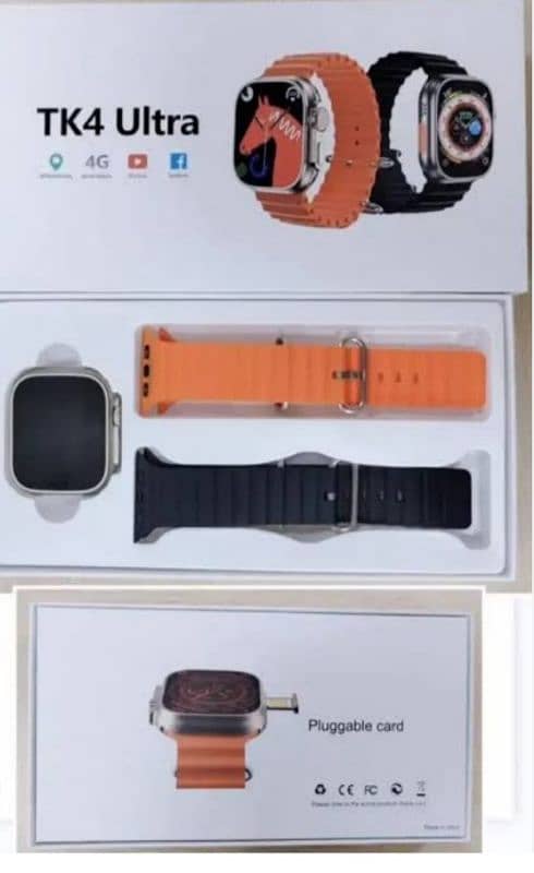 Tk4 4g smart watch  2/16GB storage 03065047885 contact on wattsup 2