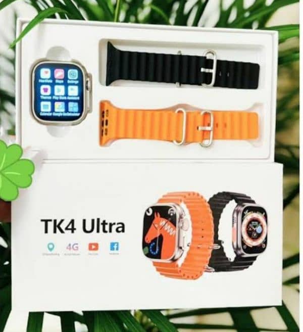 Tk4 4g smart watch  2/16GB storage 03065047885 contact on wattsup 4