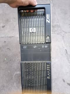 HP Z600 Workstation with Monitor. See Details