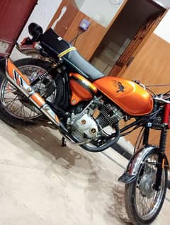 Honda CG 125 full modify on decoration, 03705041233