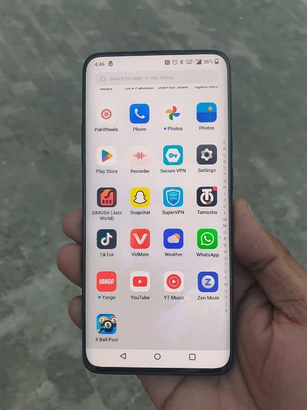 oneplus 7 pro 8.256 condition 10 by 9 all ok phone 3