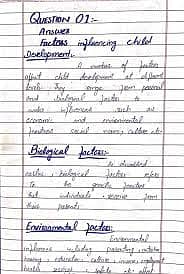 Handwritting assignment work 11