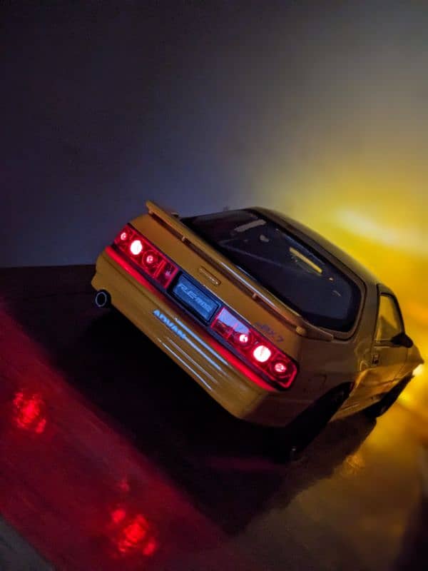 Mazda rx7 sports car drifting kitted 1:24 model 3