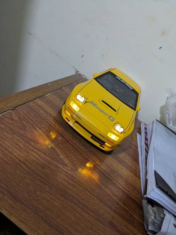 Mazda rx7 sports car drifting kitted 1:24 model 6