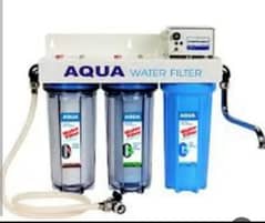 water filter cartridge changing and washing