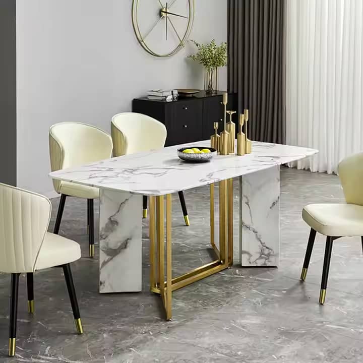 Restaurant furniture - 6 seater dining table - dining table with chair 15