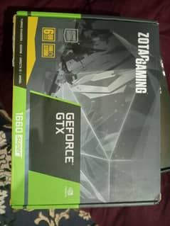 zotac 1660 super 6gb graphic card.