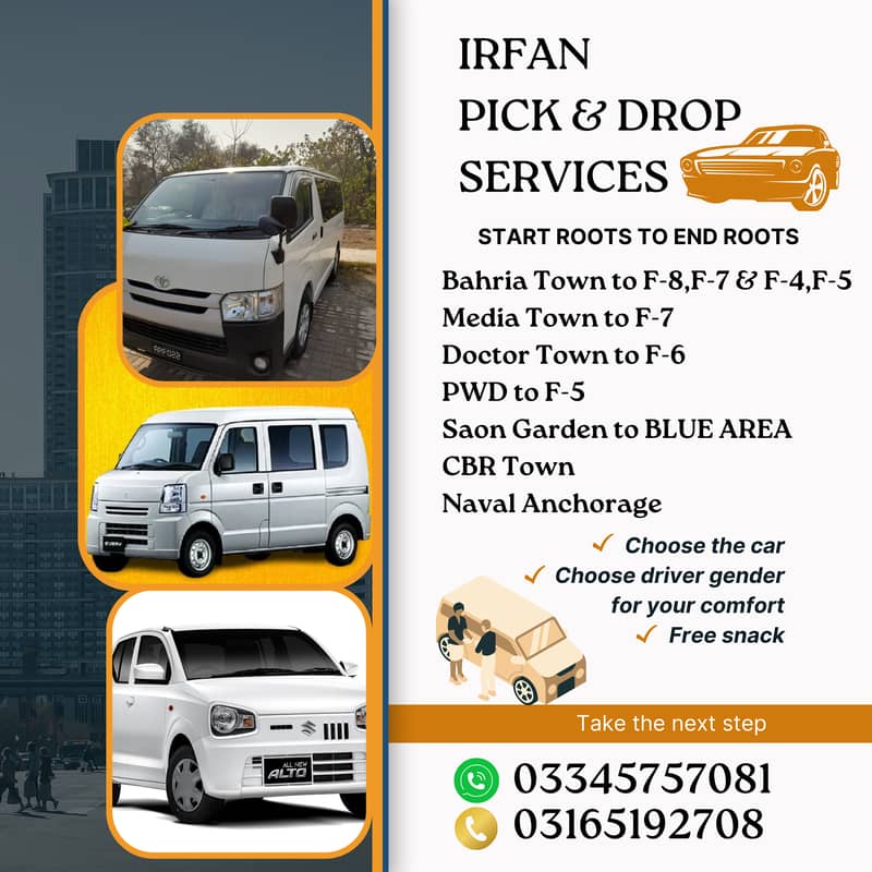 Pick & Drop Services for Office, School & Colleges,Office,& Profession 1