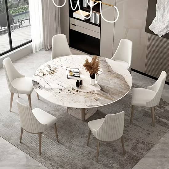 Restaurant furniture - 6 seater dining table - dining table with chair 18