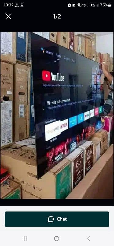 Super, discount 75 smart uhd 4k Samsung led tv 03044319412 0