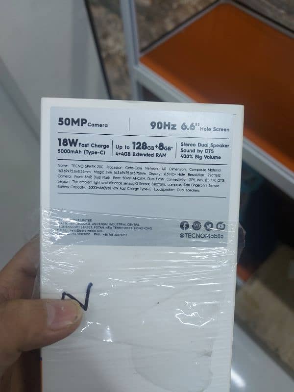 SPARK 20C 128GB(11MONTH WARRANTY)OFFICIAL PTA APPROVED 10