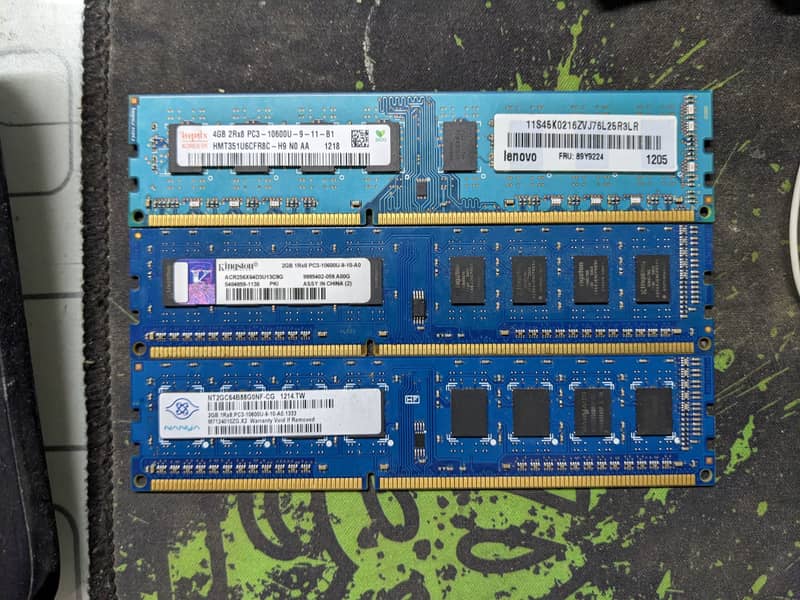 DDR3 RAM 4+2+2 (8GB) 0