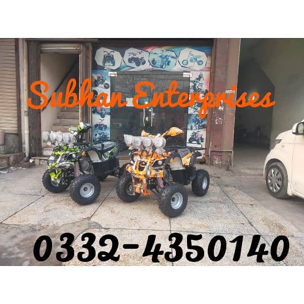 Box Pack 125cc Hunter Jeep Atv Quad 4 Wheels Bikes Delivery In All Pak 0