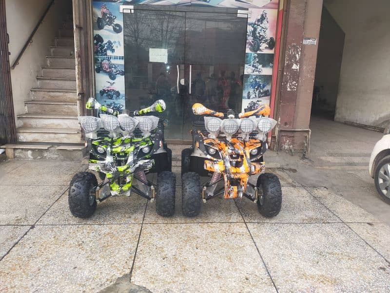 Box Pack 125cc Hunter Jeep Atv Quad 4 Wheels Bikes Delivery In All Pak 2