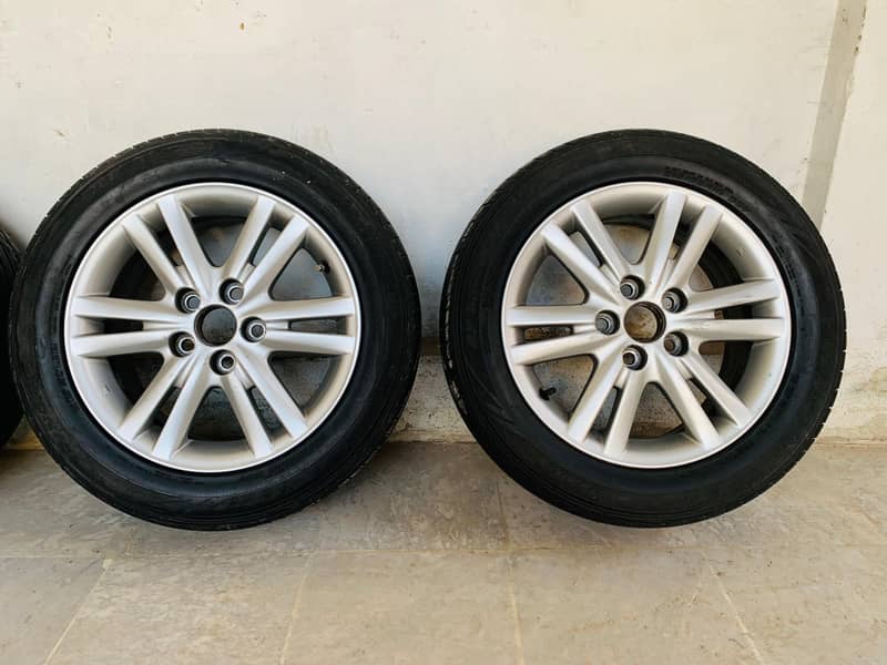 16 inch alloys rims and tyres 215/55/16 for sale 1