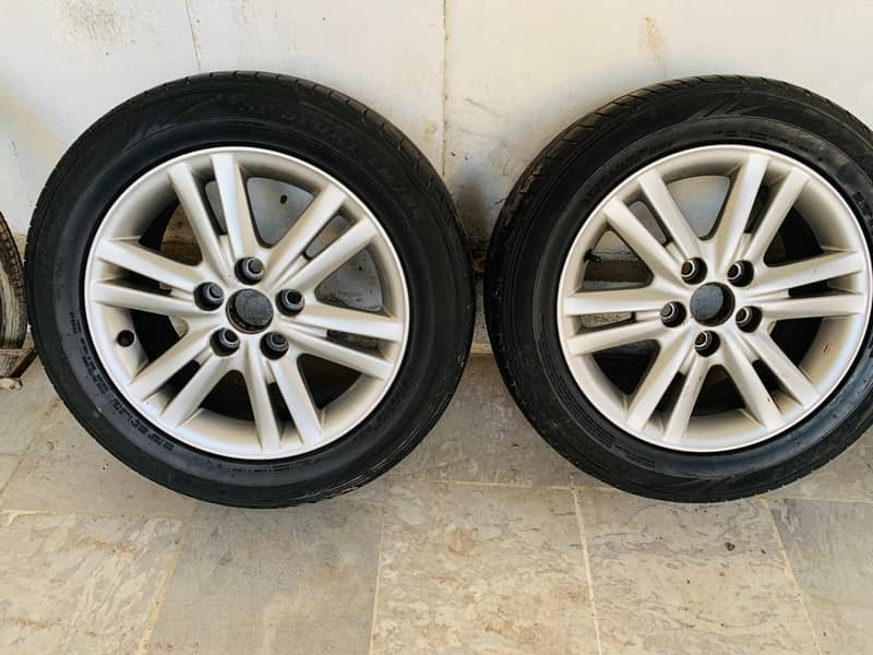 16 inch alloys rims and tyres 215/55/16 for sale 2