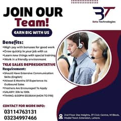 Looking for Call Center Agents (Male & Female Candidates)(03114763131)