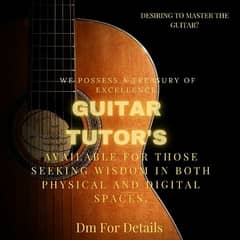 Guitar Teacher avaible at bahria orchard lake city Dha Rahbar