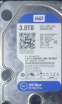 WD 3TB HARD DRIVE