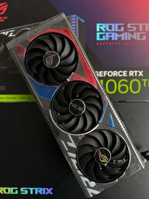 rtx 4060ti 8gb asus rog strix gaming pc oc gpu graphic card 5