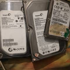 hard drive Hdd 750gb 250gn 160gb