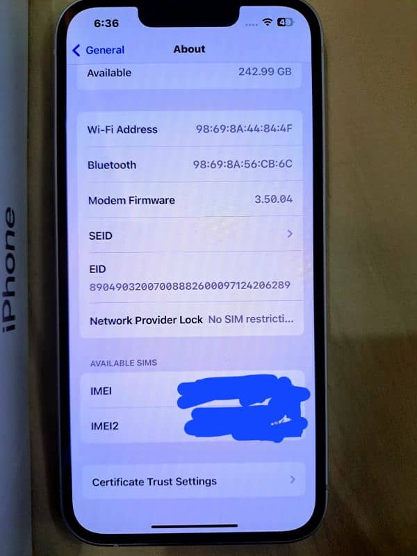 IPHONE 13 256gb Factory Unlock Esim Variant 4