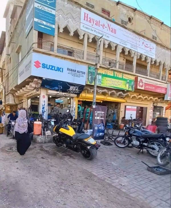 COMMERCIAL BUILDING FOR RENT Center of Nazimabad Banaras Orangi 1