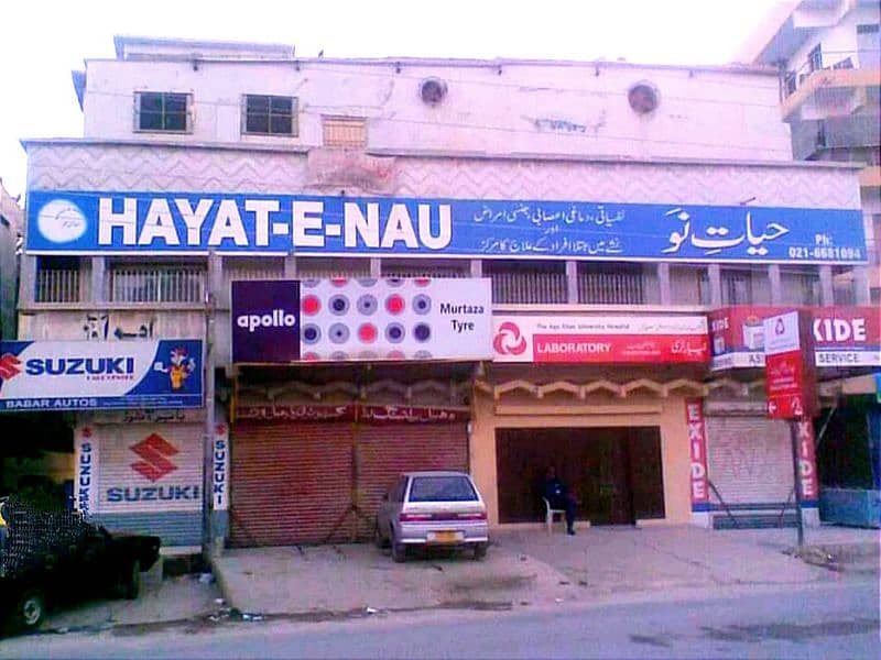 COMMERCIAL BUILDING FOR RENT Center of Nazimabad Banaras Orangi 3