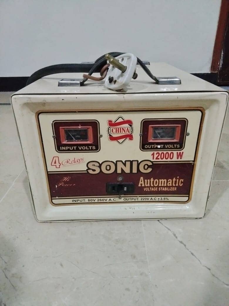 Sonic 12000w stabilizer great condition no fault 0