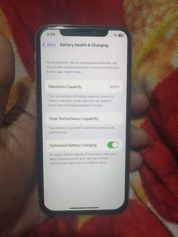 iPhone X 256gb 9