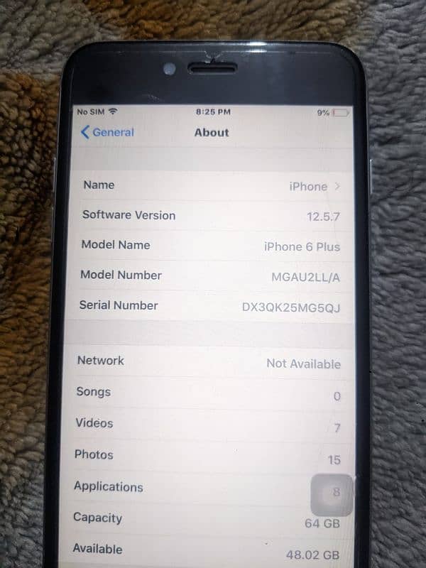 Iphone 6plus non pta 64gb new condition all ok 2