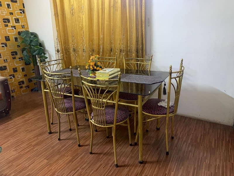 Complete 6 Seater Family Dining Table Set with Chairs 2