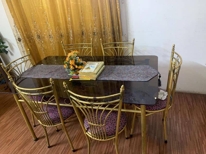 Complete 6 Seater Family Dining Table Set with Chairs 3