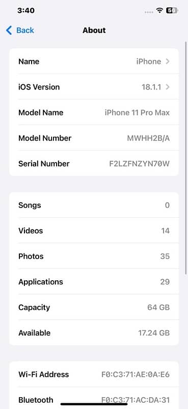 iphone 11 pro max non pta 64gb best condition 7