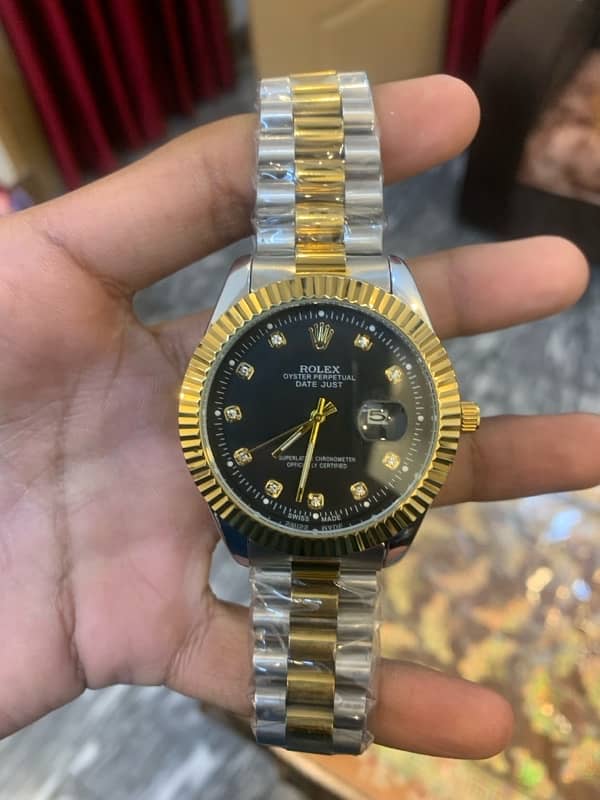 Rolex watch Date just in Two tune colour 6