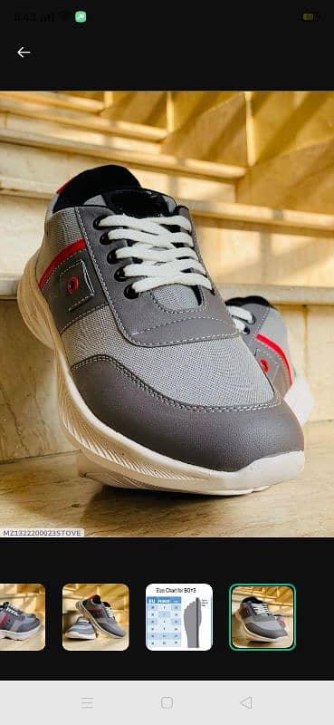 Men's Fabric Sneakers 3