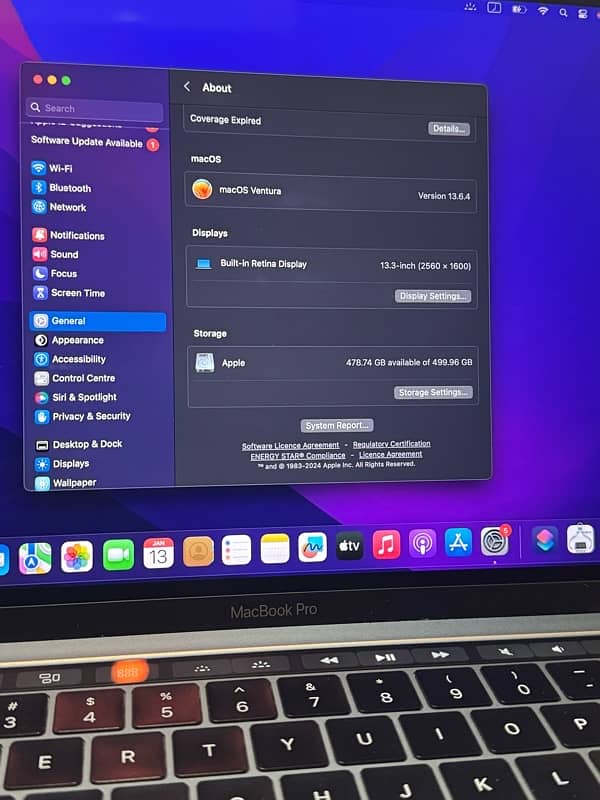 Apple MacBook Pro Late 2017 Touchbar 16/512GB 5