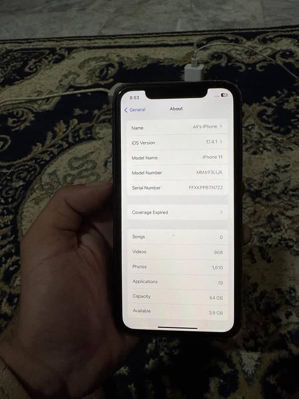 iphone 11 JV non Pta 64 gb Black color 1