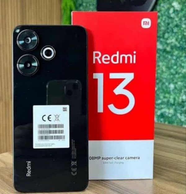 redmi 13 box open hai brand new 8+4 rem rom 128 0