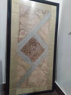 Handmade cloth with frame