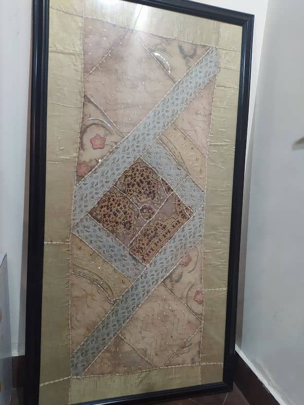 Handmade cloth with frame 0