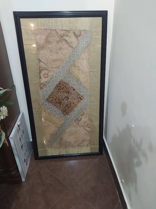 Handmade cloth with frame 1